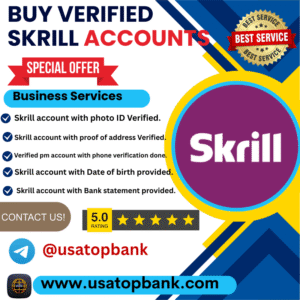 Buy Verified Skrill Accounts