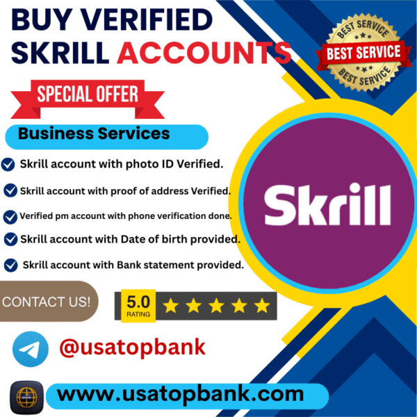 Buy Verified Skrill Accounts